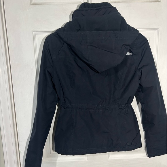 Abercrombie Navy All Season Weather Warrior Hooded Jacket Girls Kids Size Large. - Picture 3 of 14